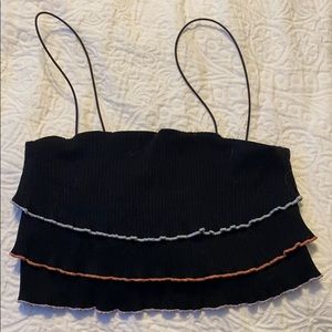 Cute ruffled summer tank top!